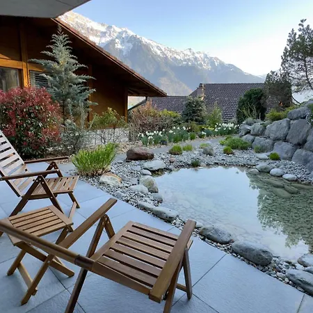Alpstuga Swiss Dream - Luxury Lakeview With Ac Near Interlaken Niederried bei Interlaken