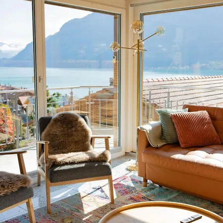 Alpstuga Swiss Dream - Luxury Lakeview With Ac Near Interlaken Niederried bei Interlaken