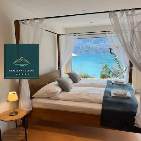 Swiss Dream - Luxury Lakeview With Ac Near Interlaken Chalet *
